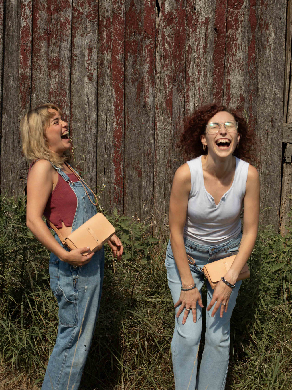 The fanny pack is convertible and can be worn as a purse, as shown on the picture. 